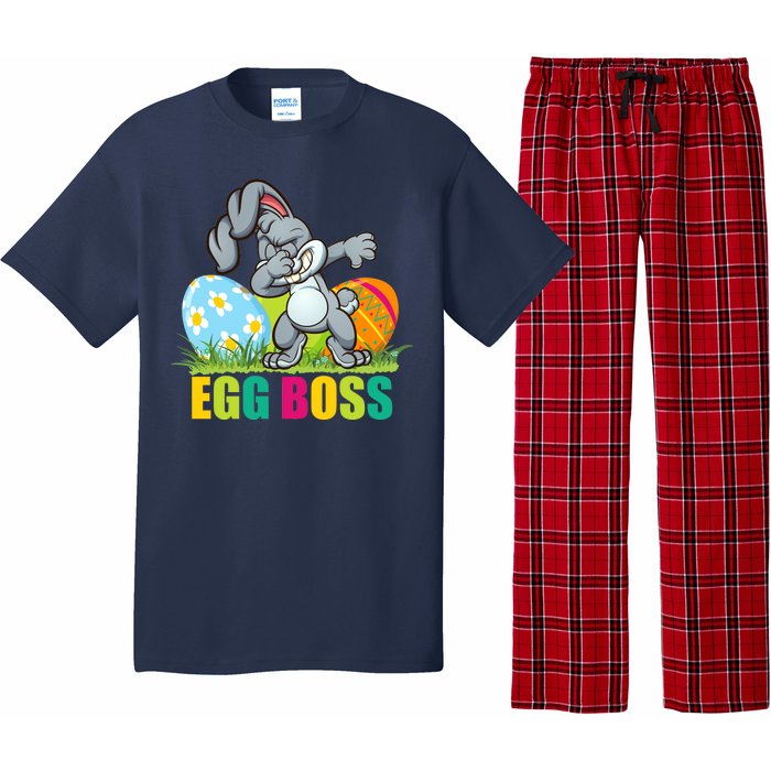 Egg Boss Dabbing Easter Bunny Pajama Set