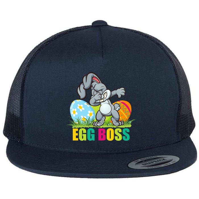 Egg Boss Dabbing Easter Bunny Flatbill Hat