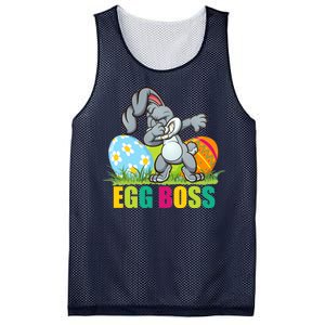 Egg Boss Dabbing Easter Bunny Mesh Reversible Basketball Jersey Tank