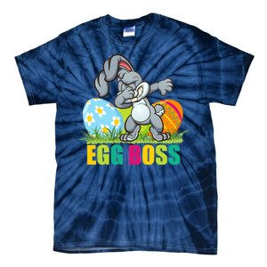 Egg Boss Dabbing Easter Bunny Tie-Dye T-Shirt