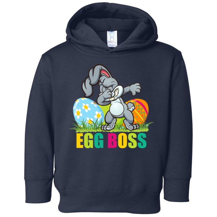 Egg Boss Dabbing Easter Bunny Toddler Hoodie