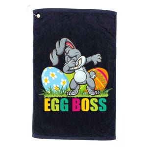 Egg Boss Dabbing Easter Bunny Platinum Collection Golf Towel