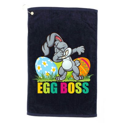 Egg Boss Dabbing Easter Bunny Golf Towel