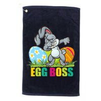 Egg Boss Dabbing Easter Bunny Platinum Collection Golf Towel