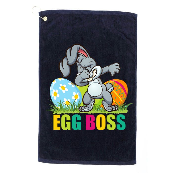 Egg Boss Dabbing Easter Bunny Platinum Collection Golf Towel