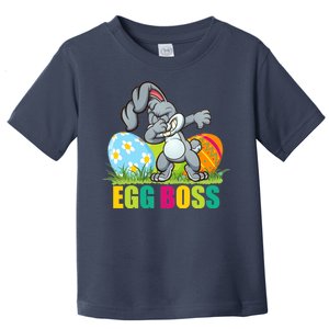 Egg Boss Dabbing Easter Bunny Toddler T-Shirt