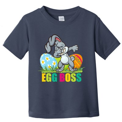 Egg Boss Dabbing Easter Bunny Toddler T-Shirt
