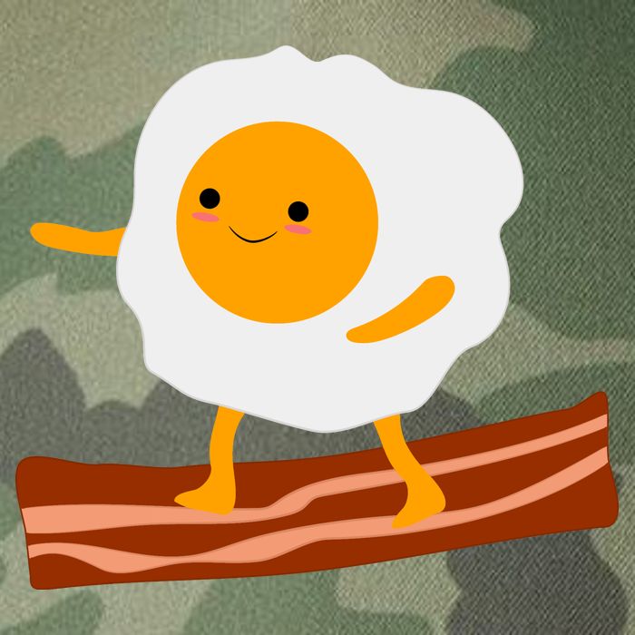 Egg Surfing On Bacon Legacy Tie Dye Trucker Hat