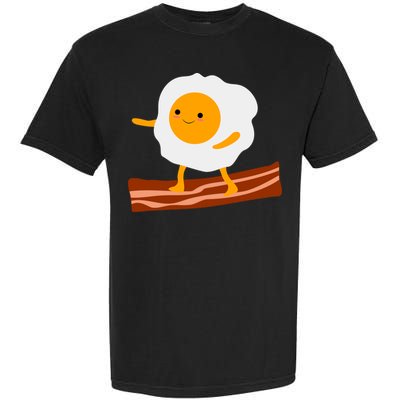 Egg Surfing On Bacon Garment-Dyed Heavyweight T-Shirt
