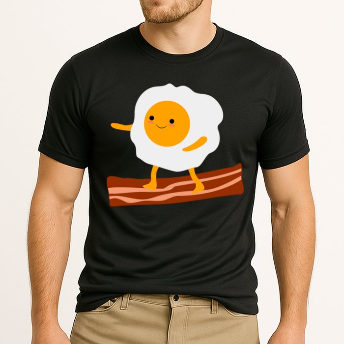 Egg Surfing On Bacon Cooling Performance Crew T-Shirt