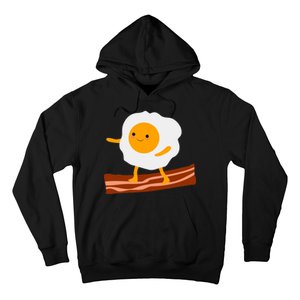 Egg Surfing On Bacon Hoodie