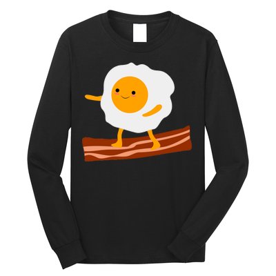 Egg Surfing On Bacon Long Sleeve Shirt