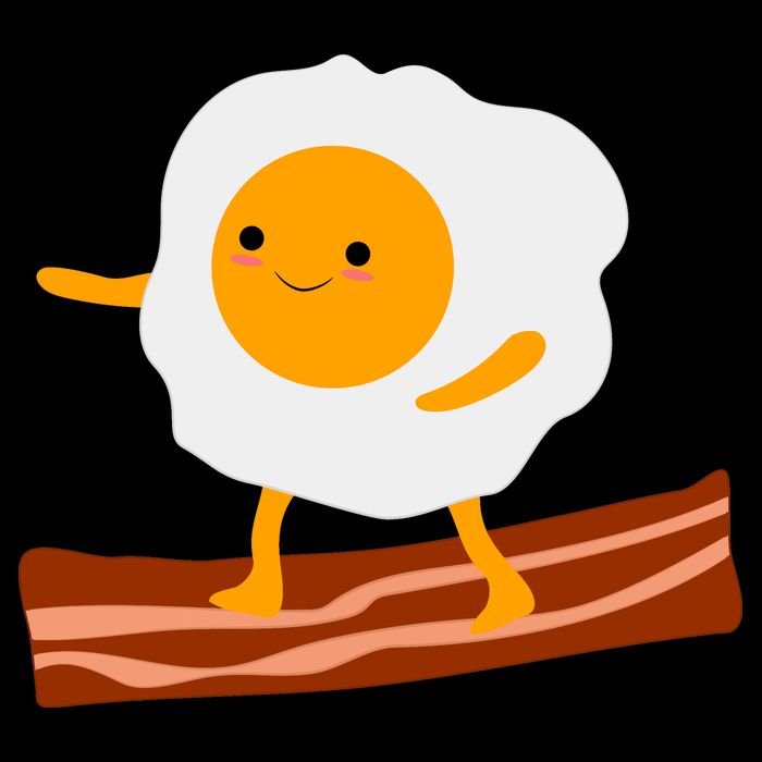 Egg Surfing On Bacon Apron