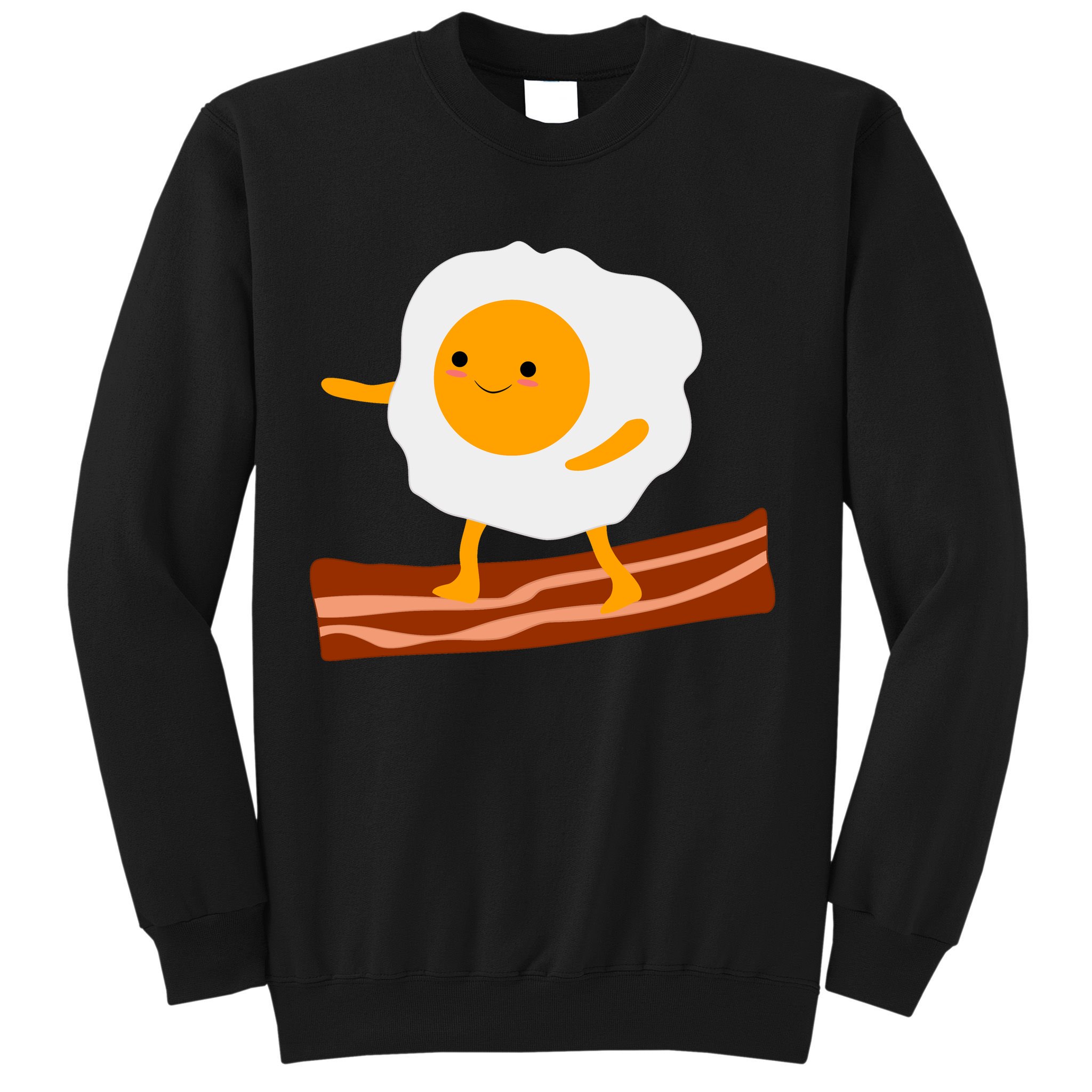 Egg Surfing On Bacon Sweatshirt