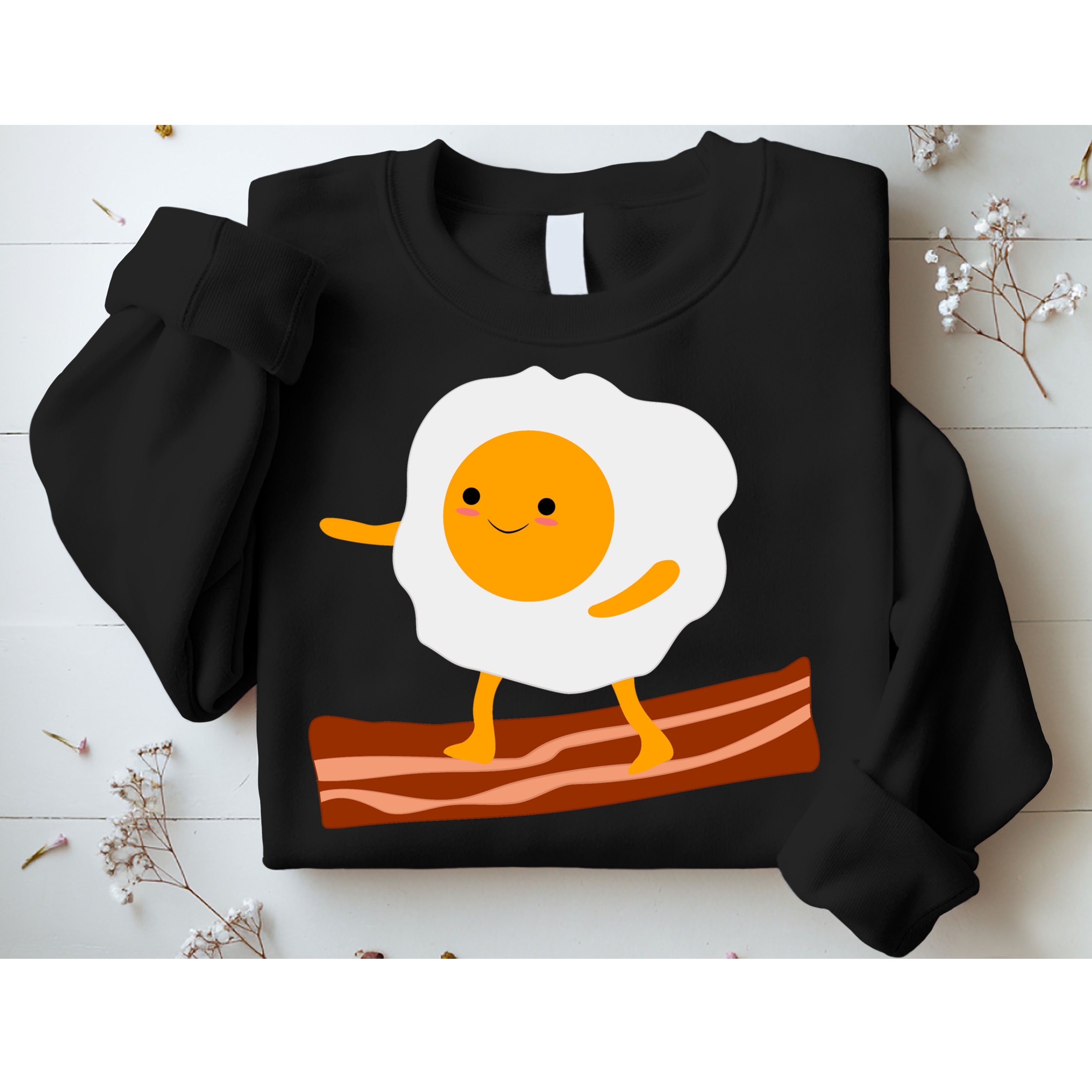 Egg Surfing On Bacon Sweatshirt