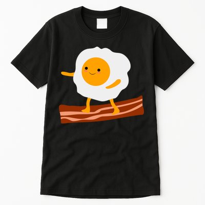 Egg Surfing On Bacon Tall T-Shirt
