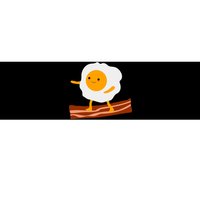 Egg Surfing On Bacon Bumper Sticker