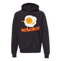 Egg Surfing On Bacon Premium Hoodie