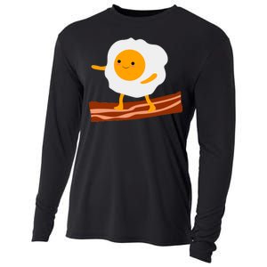 Egg Surfing On Bacon Cooling Performance Long Sleeve Crew