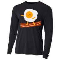 Egg Surfing On Bacon Cooling Performance Long Sleeve Crew