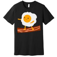 Egg Surfing On Bacon Premium T-Shirt