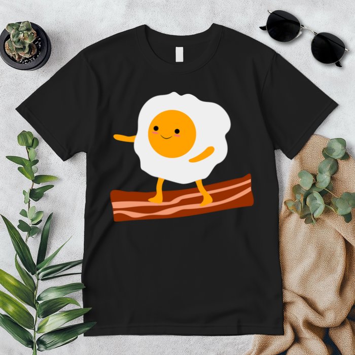 Egg Surfing On Bacon Premium T-Shirt