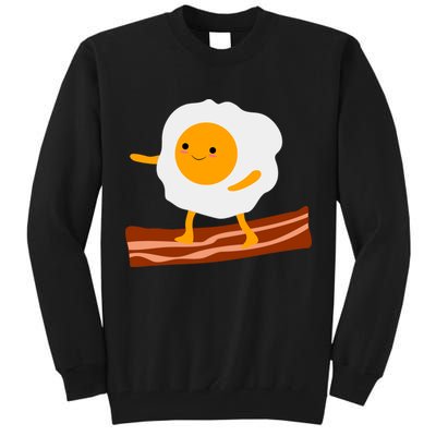 Egg Surfing On Bacon Tall Sweatshirt