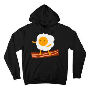 Egg Surfing On Bacon Tall Hoodie