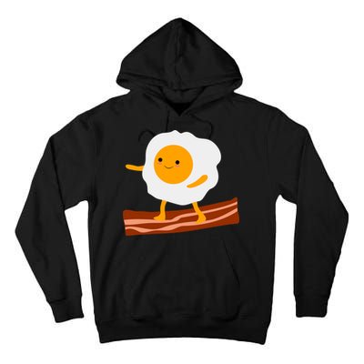 Egg Surfing On Bacon Tall Hoodie
