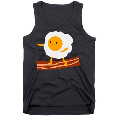 Egg Surfing On Bacon Tank Top