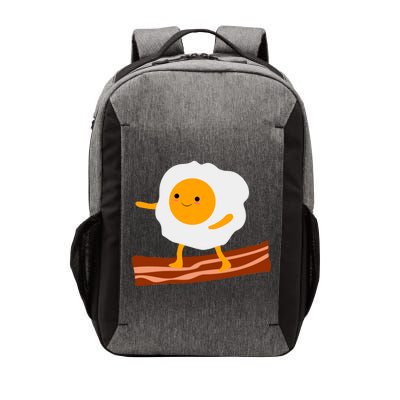 Egg Surfing On Bacon Vector Backpack