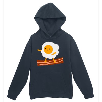 Egg Surfing On Bacon Urban Pullover Hoodie