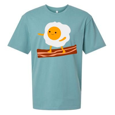 Egg Surfing On Bacon Sueded Cloud Jersey T-Shirt