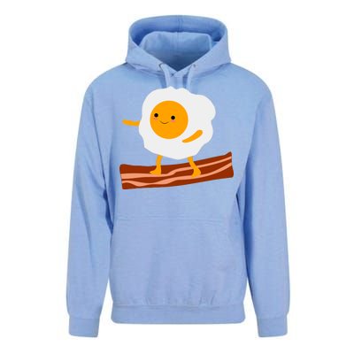 Egg Surfing On Bacon Unisex Surf Hoodie