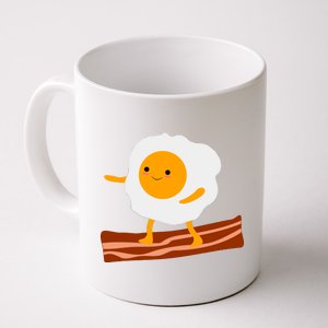 Egg Surfing On Bacon Coffee Mug