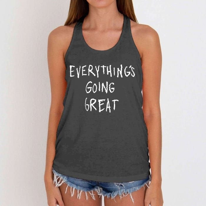 EverythingS Going Great Women's Knotted Racerback Tank