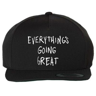 EverythingS Going Great Wool Snapback Cap