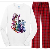 Electric Guitar Guitarists Long Sleeve Pajama Set