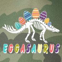 Eggasaurus Dino Stegosaurus Easter Egg Dinosaur Legacy Tie Dye Trucker Hat