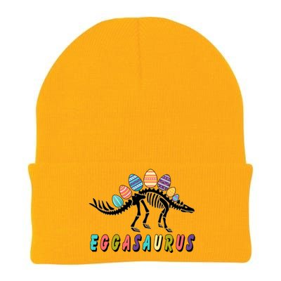 Eggasaurus Dino Stegosaurus Easter Egg Dinosaur Knit Cap Winter Beanie