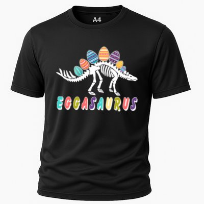 Eggasaurus Dino Stegosaurus Easter Egg Dinosaur Performance Shirt