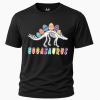 Eggasaurus Dino Stegosaurus Easter Egg Dinosaur Performance Shirt