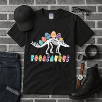 Eggasaurus Dino Stegosaurus Easter Egg Dinosaur Tall T-Shirt