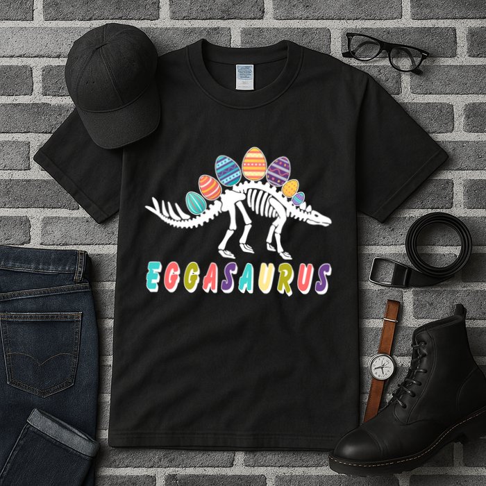 Eggasaurus Dino Stegosaurus Easter Egg Dinosaur Tall T-Shirt