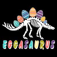Eggasaurus Dino Stegosaurus Easter Egg Dinosaur 16 in Basic Backpack
