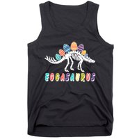 Eggasaurus Dino Stegosaurus Easter Egg Dinosaur Tank Top