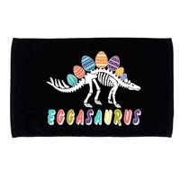 Eggasaurus Dino Stegosaurus Easter Egg Dinosaur Microfiber Hand Towel