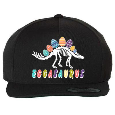 Eggasaurus Dino Stegosaurus Easter Egg Dinosaur Wool Snapback Cap