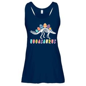 Eggasaurus Dino Stegosaurus Easter Egg Dinosaur Ladies Essential Flowy Tank