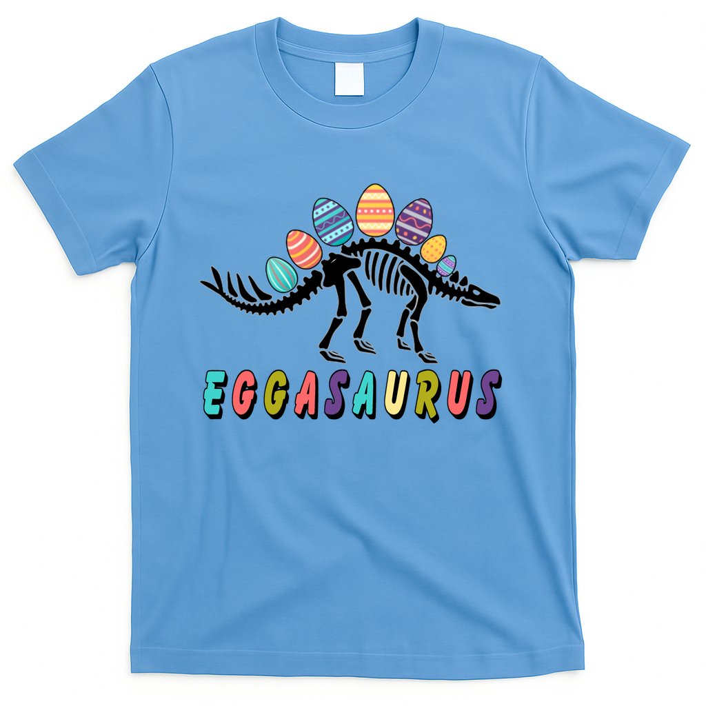 Eggasaurus Dino Stegosaurus Easter Egg Dinosaur T-Shirt